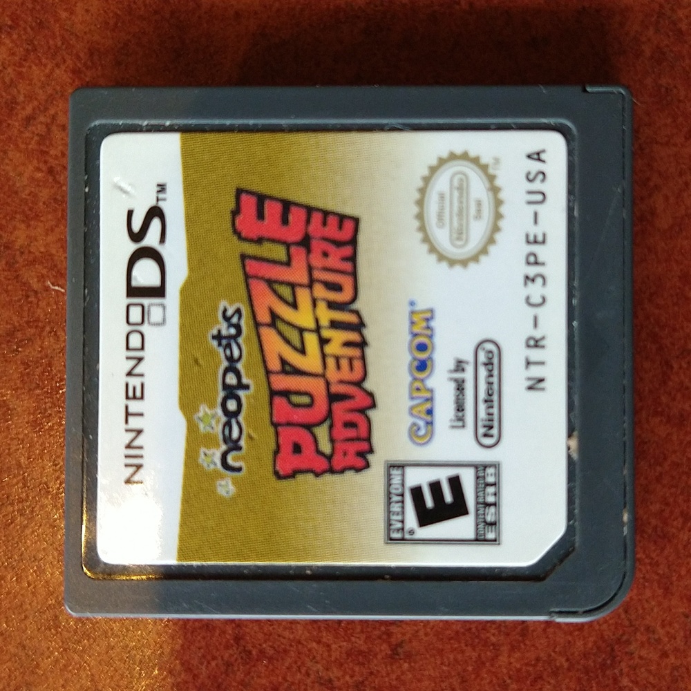 Nintendo DS, Neopets puzzle adventure game, used, no case